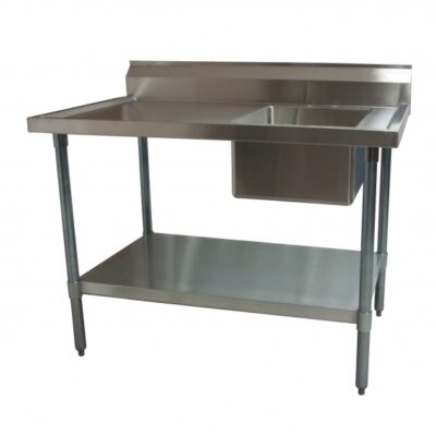 BK Resources BKMPT-3072G-R 72″ with Prep Sink(s) Work Table