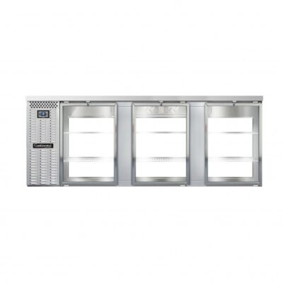 Continental Refrigerator BB90SNSSGDPT Pass-Thru Back Bar Cooler w/ 25 Cu Ft, 6 Glass Doors