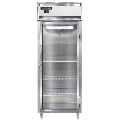 Continental Refrigerator D1FESNSAGD 28″ One Section Glass Door Reach-In Freezer