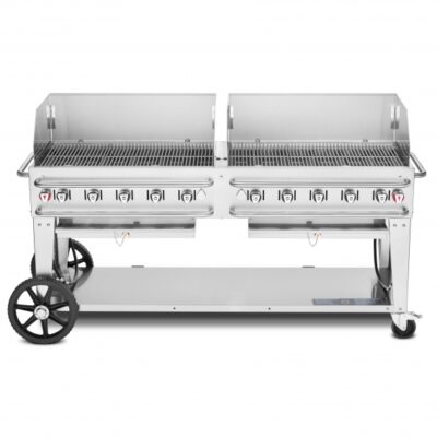 Crown Verity CV-RCB-72WGP-SI-BULK Outdoor Grill Gas Charbroiler