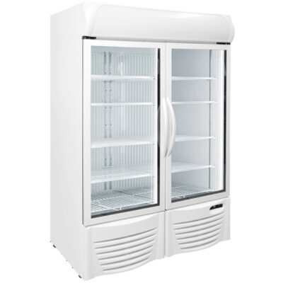 Excellence GDF-43 46″ Two Glass Door Reach-In Freezer, Bottom Mount