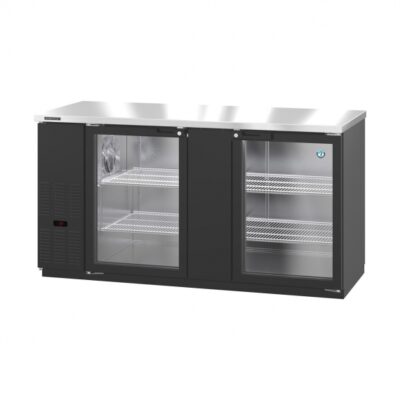 Hoshizaki BB69-G 69″ Two Section 2 Swinging Glass Door Back Bar Cooler, 22.14 cu. ft.