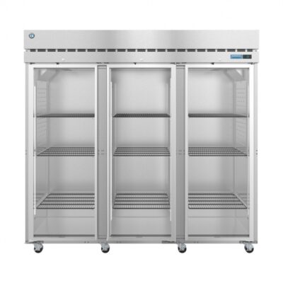 Hoshizaki R3A-FG 82″ Steelheart 3-Section Full Glass Door Reach-In Refrigerator – 79 cu. ft.