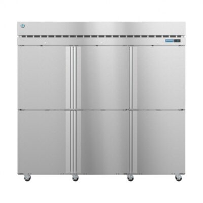 Hoshizaki R3A-HS 82″ Steelheart Series Reach-In Refrigerator, 3 Section 6 Half Solid Door, 79 cu. ft.