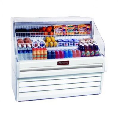 Howard-McCray SC-OS35E-4 51″ Horizontal Impluse Open Merchandiser in White, Self-Contained, 2 Shelves, Low Profile