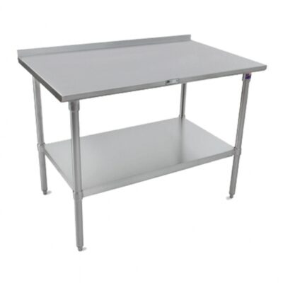 John Boos ST6R1.5-3030SSK-X 30″ Stainless Steel Top – 35″ Work Table