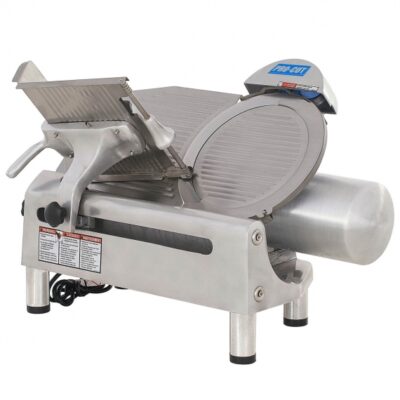 Pro-Cut KMS-13 Manual Feed Meat Slicer with 13″ Blade, 1.5″ Slice, Gear-Driven