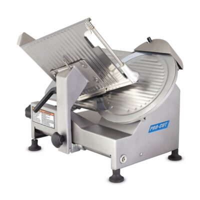 Pro-Cut KSDS-12 Manual Feed Meat Slicer with 12″ Blade, 7/16″ Slice, Belt-Driven