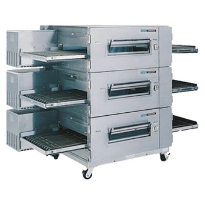 Lincoln 1600-FB3G Triple Deck Gas Conveyor Oven w/ Digital Controls, Floor Model, 110,000 BTU