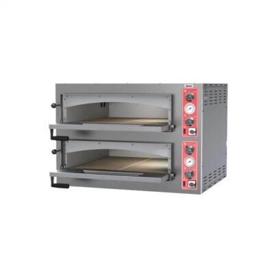 Omcan USA 45199 39″ Countertop Double Deck Electric Pizza Oven