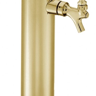 Perlick 4010TF Draft Beer Dispensing Tower, Tarnish-Free Brass Finish, 1 Faucet