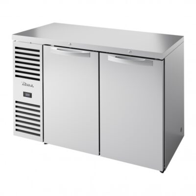 True TBR52-RISZ1-L-S-SS-1 Stainless Steel 52″ 2 Solid Swing Door Back Bar Refrigerator with LED