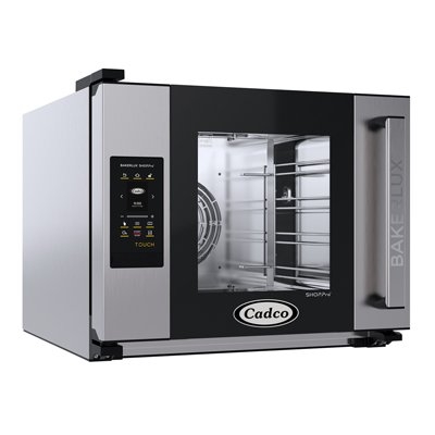 Cadco XAFT-04HS-TR Single-Deck Electric Convection Oven w/ Digital Controls, Half-Size, 4 Shelves