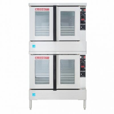 Blodgett ZEPH-200-G-ES DBL Zephaire Double Deck Full Size Gas Convection Oven w/ Bakery Depth, 100.000 BTU