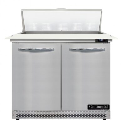 Continental Refrigerator D36N10C-FB 36″ 2 Doors Sandwich / Salad Prep Table