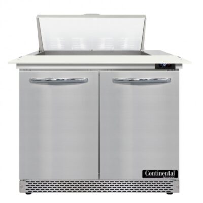 Continental Refrigerator D36N8C-FB 36″ 2 Doors Sandwich / Salad Prep Table