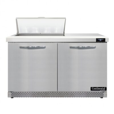 Continental Refrigerator D48N8-FB 48″ 2 Doors Sandwich / Salad Prep Table