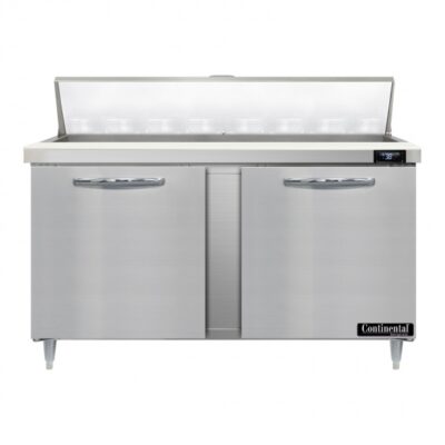 Continental Refrigerator D60N16 60″ 2 Doors Sandwich / Salad Prep Table