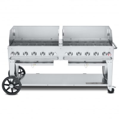 Crown Verity CV-MCB-72-SI-BULK-WGP Outdoor Grill Gas Charbroiler